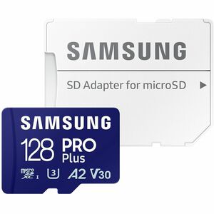 Carte microSDXC Samsung PRO Plus MB-MD128S - 128 Go - Classe 10/UHS-I (U3) - V30 - 1 - 180 Mo/s en Lecture - 130 Mo/sSpace
