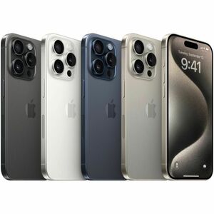 Apple iPhone 15 Pro A3104 128 GB 智能电话 - 15.5 cm (6.1") OLED 2556 x 1179 - 六核 (双核（2 个核心） 3.78 GHz 四核（4 个核心） 2.11 GHz - 8 GB