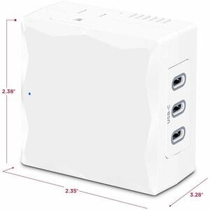 CyberPower P2WUC3 Home Office 2 - Outlet Surge Protector with 500 J Surge Suppression - Clamping Voltage 900V, NEMA 5-15P,