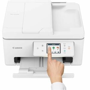 Stampante multifunzione a getto di inchiostro Canon PIXMA TS7750I Wireless - Colore - Bianco - Cloud/fotocopiatrice/stampa