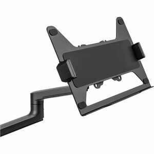 Neomounts Desk Mount for Notebook - Black - Height Adjustable - 1 Display(s) Supported - 29.5 cm to 43.9 cm (17.3") Screen