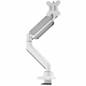Neomounts Next Mounting Arm for Monitor, Curved Screen Display - White - Height Adjustable - 1 Display(s) Supported - 43.2
