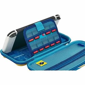 PowerA Carrying Case Nintendo Portable Gaming Console - Blue - Ethylene Vinyl Acetate (EVA) Body - Handle