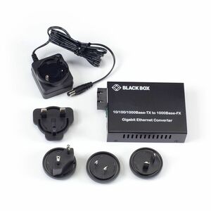 Black Box Pure Networking Transceiver/Media Converter - 1 x Network (RJ-45) - 1 x SC Ports - Single-mode - 1310 nm Fiber -