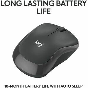 MOUSE SEM FIO BT LOGITECH M240 SILENT GRAFITE