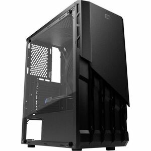 Vorago Gabinete para computadora gamer - ATX, ITX, Micro ATX, EATX Placa base admitida - Torre - Vidrio templado - 2 x Com