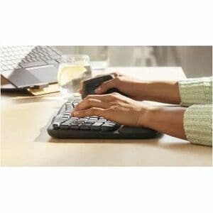 Logitech Wave Keys for Business Tastatur - Kabellos Konnektivität - USB Typ-A Schnittstelle - Deutsch - QWERTZ Layout - Gr