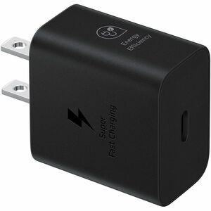 Samsung 25W PD Power Adapter, Black - 25 W - 3 A - Black