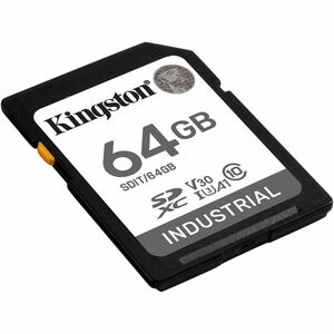 Kingston Industrial 64 GB Class 10/UHS-I (U3) V30 SDXC - 100 MB/s Read