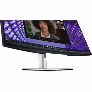 Dell P3424WEB 34" Class Webcam UW-QHD Curved Screen LED Monitor - 21:9 - Black, Silver - 86.6 cm (34.1") Viewable - In-pla