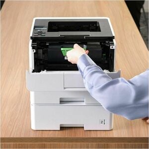 Brother HL-L6210dwt Desktop Wired/Wireless Laser Printer - Monochrome - 50 ppm Mono - 1200 x 1200 dpi Print - Automatic Du