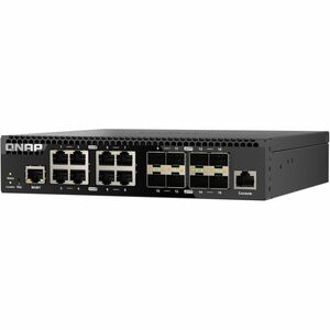 QNAP QSW-M3216R-8S8T 8.0 Ports Manageable Ethernet Switch - 10 Gigabit Ethernet - 2 Layer Supported - Modular - 80 W Power