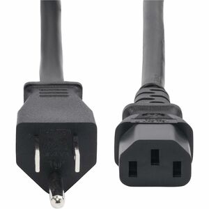 StarTech.com 8ft (2.4m) Computer Power Cord, NEMA 5-15P to IEC 60320 C13 AC Power Cable, 13A 125V, 16AWG, UL Listed - 6ft 