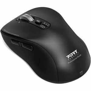 Souris Optique Port Connect EXPERT - Bluetooth/Radio Fréquence - USB Type A, USB Type C - 6 Bouton(s) - Sans fil - 2,40 GH