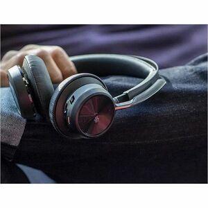 Poly Voyager Focus 2 Wired/Wireless On-ear Stereo Headset - Microsoft Teams Certification - Google Assistant, Siri - Binau