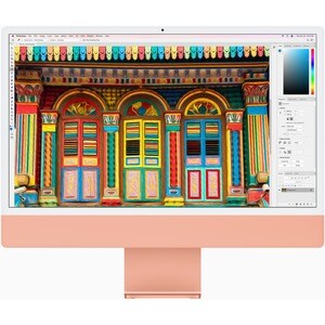 Apple iMac MQRU3B/A All-in-One Computer - Apple M3 Octa-core (8 Core) - 8 GB RAM - 512 GB SSD - 61 cm (24") 4.5K 4480 x 25