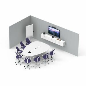 Logitech Medium Microsoft Teams Rooms on Windows with Tap + Rally System + Lenov