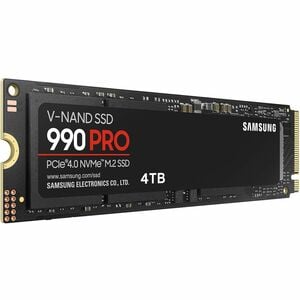 Samsung 990 PRO 4 TB Solid State Drive - M.2 2280 Internal - PCI Express NVMe (PCI Express NVMe 4.0 x4) - Black - Notebook