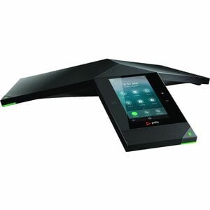 Poly Trio IP Conference Station - Corded/Cordless - Bluetooth, Wi-Fi, NFC - Black - VoIP - 2 x Network (RJ-45) - PoE Ports