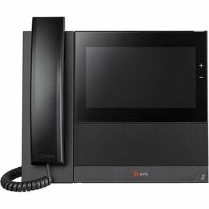 Poly CCX 600 Telefone IP - Wi-Fi, Bluetooth - Secretária - Preto - 24 x Linha Total - VoIP - 17,8 cm (7") LCD - IEEE 802.1