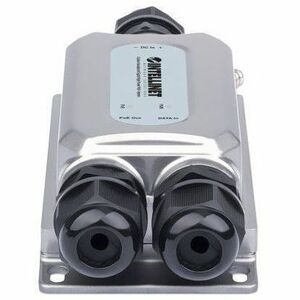 Outdoor Vandalproof Gigabit High-Power PoE+ Injector, One 30 W Port, IEEE 802.3at/af Compliant, IP67 Waterproof, IK10 Vand