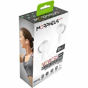 Morpheus 360 Nemesis ANC Wireless Noise Cancelling Headphones-Bluetooth 5.4 Earbuds-30H Playtime-TW2750W | - Stereo - 10mm
