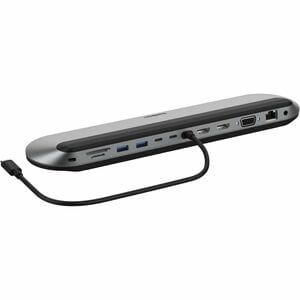Belkin 11-in-1 Universal USB-C Docking Station - USB 3.2 - 10 Gbps - 100W - 2xHDMI, 1xVGA, 2xUSB-A, 1xUSB-C - Grey - for N