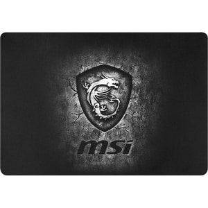 MSI AGILITY GD20 Gaming Mouse Pad - Iconic Dragon Design - 0.20" x 8.66" x 12.60" Dimension - Gray - Natural Rubber, Micro