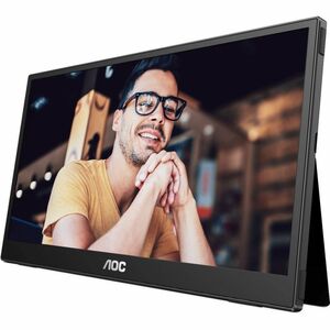 AOC 16T3E 16" Class Full HD LCD Monitor - Black - 15.6" Viewable - In-plane Switching (IPS) Technology - 1920 x 1080 - 16.