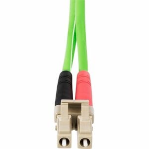 StarTech.com 3 m Glasfaser Netzwerkkabel - 1 - Cable for Netzwerkgerät, Schalter, Server - 100 Gbit/s - Patchkabel - LSZH 
