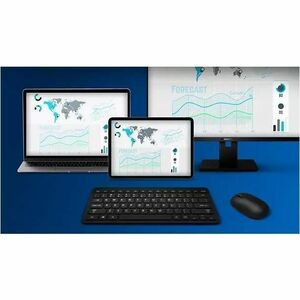 Philips Keyboard & Mouse - USB Wireless Bluetooth 5.0 2.40 GHz Keyboard - 110 Key - USB Wireless Bluetooth Mouse - Optical