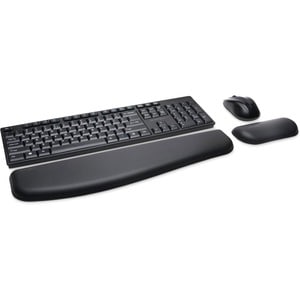 Kensington Pro Fit Tastatur & Maus - Englisch (US), International - 1 - Kabellos, Funk USB, Schwarz - Laser, Kabellos, Fun