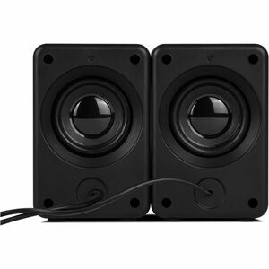 Vorago 2.0 Pórtatil Sistema de Altavoces - 6W RMS - Negro - 150Hz a 20kHz - USB - 2