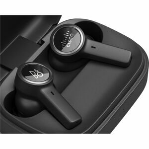 Webex 950 True Wireless Earbud Stereo Earset - Black Anthracite - Binaural - In-ear - 1000 cm - Bluetooth - 32 Ohm - 20 Hz