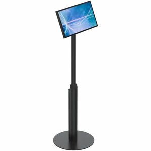 SpacePole Arc Height Adjustable POS Terminal Stand - 12 kg Load Capacity - 114.5 cm Height - Floor - Metal - For POS Termi