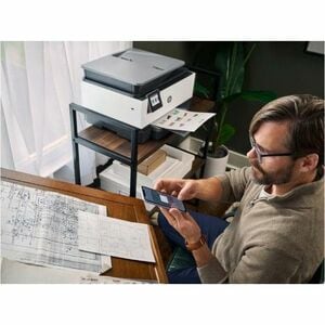 HP Officejet Pro 8125e Wired & Wireless - Tintenstrahl-Multifunktionsdrucker - Farbe - Kopierer/Drucker/Scanner - 29 Seite