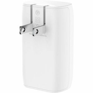 Belkin 67W Portable 3-Port USB-C Wall Charger - 3xUSB-C (67W Total) - Fast Charging - Power Adapter - White - 67 W - White