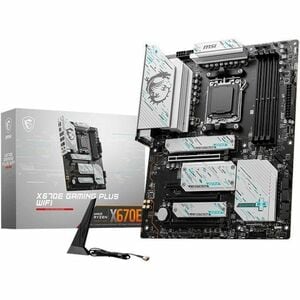 MSI X670E GAMING PLUS WIFI Gaming Desktop Motherboard - AMD X670 Chipset - Socket AM5 - ATX - Ryzen 7 Processor Supported 