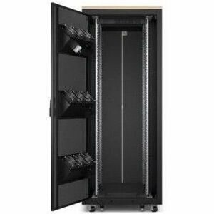 APC by Schneider Electric NetShelter Soundproof, 38U, Server Rack Enclosure, 230V, Maple - For Server - Maple