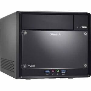 Shuttle XPC cube SH610R4 Barebone System - Mini PC - Socket LGA-1700 - Intel H610 express Chip - 64 GB DDR4 SDRAM DDR4-320