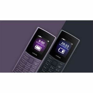 Nokia 110 4G (2023) Feature Phone - 4.6 cm (1.8") TFT LCD QQVGA 120 x 160 - 4G - Arctic Purple - Bar - 2 SIM Support - SIM