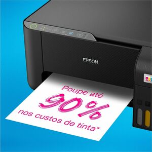 Epson ET-2860 Wired & Wireless EcoTank Inkjet Multifunction Printer - Colour - Black - Copier/Printer/Scanner - 33 ppm Mon