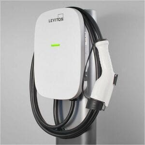 Leviton 48 Amp Level 2 Electric Vehicle Charging Station - EV Series - Plastic