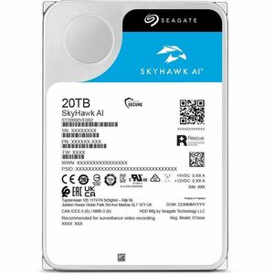 Seagate SkyHawk AI ST20000VE003 20 TB Hard Drive - 3.5"" Internal - SATA (SATA/600) - Conventional Magnetic Recording (CMR