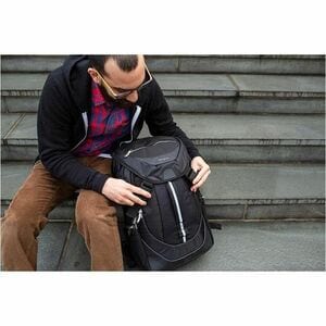 Targus Voyager II TSB953GL 便携包 坚固耐用 (背包) 用于 43.9 cm (17.3") 笔记本电脑 - 黑 - 减震 - 尼龙, 网 Body - 肩带, 推车带, 腰带 - 540 毫米 高度 x 330 毫米