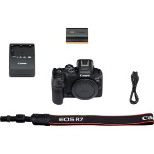 Canon EOS R7 32.5 Megapixel Mirrorless Camera Body Only - CMOS Sensor - 7.5 cm (3") Touchscreen LCD - Electronic Viewfinde