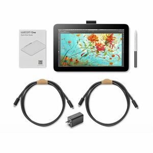 Wacom One 12 Tableta gráfica - 29.5cm (11.6") LCD - Cable - Blanco - Lápiz - PC, Mac, Android