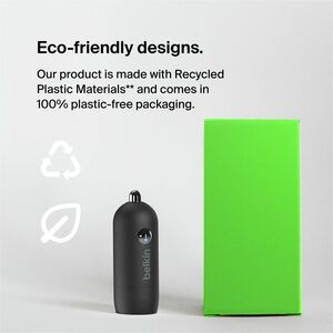 Belkin BoostCharge Auto Adapter - Universal Adapter - For Tablet PC, Smartphone, iPhone, iPad Air, iPad Pro, MacBook Pro -