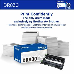 Brother DR830 Drum Unit - Laser Print Technology - 15000 Pages - Black - 1 Each