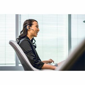 Poly Voyager 5200 Office Wireless Helmet Mono Earset - Black - Monaural - In-ear - 3000 cm - Bluetooth - 32 Ohm - 100 Hz t